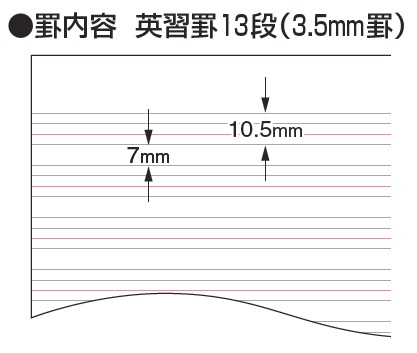 コクヨ キャンパスノート用途別＜スマートキャンパス＞ 英習罫13段