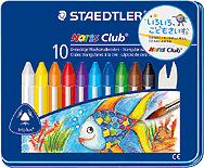 ステッドラー-ノリスクラブ-トリプラス-クレヨン-10色セット-228-M10 | 1 | ブング・ステーション