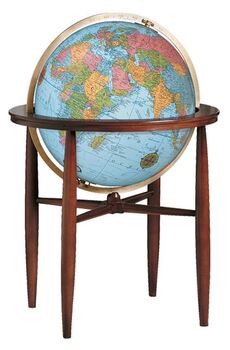 リプルーグル-地球儀-フィンレイ型＜The-Finley＞-球径50cm-英語版-ブルーオーシャン地図-20--HEIRLOOM-SERIES-65132 | 1 | ブング・ステーション