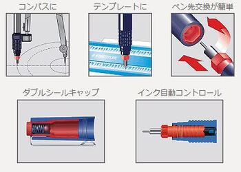 ステッドラー-マルス-マチック-クロームニッケル鋼ペン先-0-7mm-ISO--マルス-マチック-製図ペン用--750-M07 | 2 | ブング・ステーション