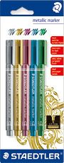 ステッドラー-メタリックマーカーペン-5色セット-8323-S-BK5 | 1 | ブング・ステーション