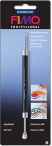 ステッドラー-CLAY-FIMO-オーブンクレイ-フィモ-プロフェッショナル-モデリングツール（細工棒）-ボール-8711-03-BK | 1 | ブング・ステーション