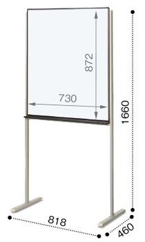 コクヨ-ホワイトボード-ミーティング用ボード-片面-板面W730×H872-BB-K2325W | 1 | ブング・ステーション