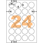 ヒサゴ-光沢紙ラベル-A4-丸-24面-10シート入り--5セット--CJK3019S | 2 | ブング・ステーション
