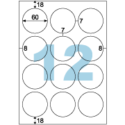 ヒサゴ-A4丸シール-大--12面-100シート入り-GB3020N | 2 | ブング・ステーション