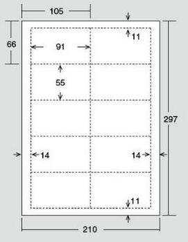 コクヨ-インクジェットプリンタ用-名刺カード-マイクロミシン-両面マット紙-A4-10面10枚-KJ-10 | 2 | ブング・ステーション