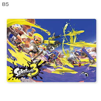 三菱鉛筆-スプラトゥーンS3＜Splatoon3＞-下敷き-B5-限定-DUS200STS3 | 1 | ブング・ステーション