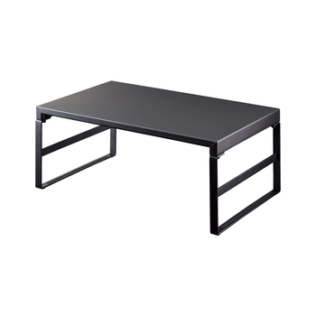 LIHITLAB--机上台-幅390mm-ハイタイプ-マットブラック-A-7331-124 | 1 | ブング・ステーション