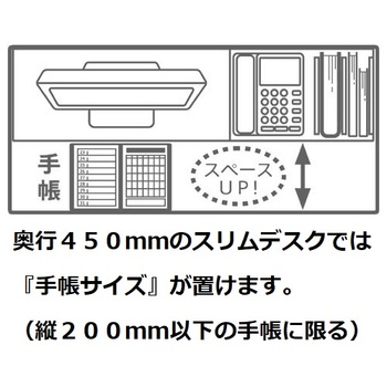 LIHITLAB--机上台-幅390mm-ハイタイプ-マットブラック-A-7331-124 | 3 | ブング・ステーション