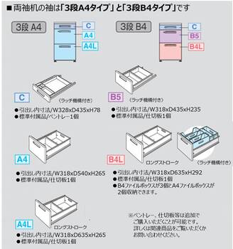 コクヨ-iSデスクシステム-両袖デスク-A4B4タイプ-W1400D700-SD-ISN147CABS-天板色：MT1／ナチュラルオーク | 7 | ブング・ステーション