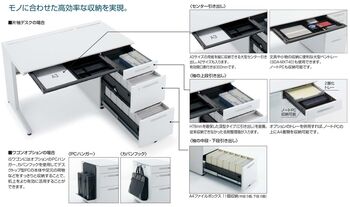 コクヨ-iSデスクシステム-両袖デスク-A4タイプ-W1600D700-SD-ISN167CAAS-天板色：MP2／ラスティックミディアム | 11 | ブング・ステーション