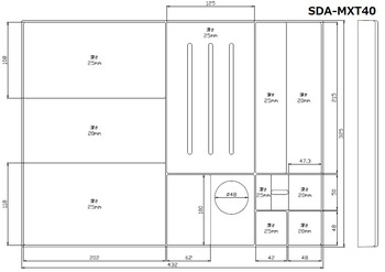 コクヨ-iSデスクシステムオプション-大型ペントレー-SDA-MXT40 | 3 | ブング・ステーション