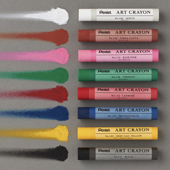 ぺんてる-アートクレヨン＜ART-CRAYON＞-単色-PPTACT103-103／ディープカドイエロー | 2 | ブング・ステーション