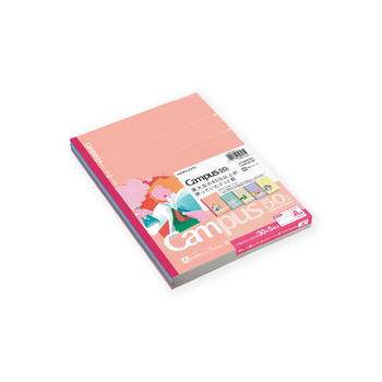 コクヨ-キャンパスノート-セミB5-30枚-A罫-ドット入り-5色パック-campus50周年記念-限定-ノ-3CATN-L39X5 | 1 | ブング・ステーション