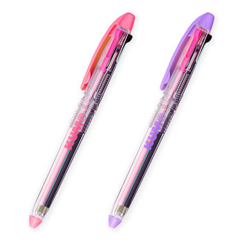 レイメイ藤井-3-colorボールペン-KUM-0-5mm-KM1351P-P／ピンク | 1 | ブング・ステーション