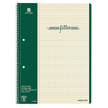 コクヨ-フィラーノート-1号40枚-B罫マージン罫-A4--5冊セット--ス-15BN | 1 | ブング・ステーション