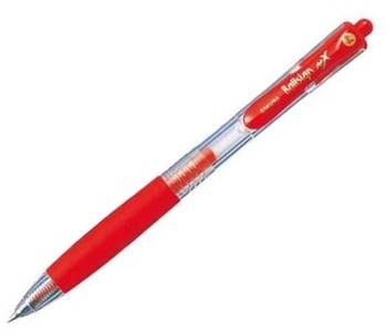 サクラクレパス-ボールサインNX04-水性ゲルインキノック式ボールペン0-4mm-赤-GBR104-SP-19 | 1 | ブング・ステーション