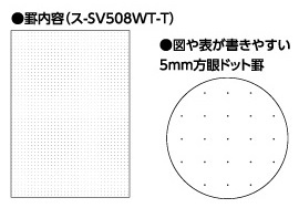 コクヨ-ソフトリングノート-クリア-方眼ドット罫-80枚-セミB5-透明-ス-SV508WT-T | 2 | ブング・ステーション