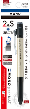 【メ可】-トンボ鉛筆-多機能ペン-モノグラフマルチ＜MONO-graph-MULTI＞-黒・赤-シャープ-CPA-161B-ゴールド | 2 | ブング・ステーション