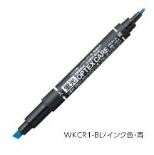 ゼブラ-蛍光ペン-蛍光オプテックス-ケア-WKCR1-BL-青 | 1 | ブング・ステーション