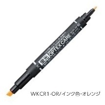 ゼブラ-蛍光ペン-蛍光オプテックス-ケア-WKCR1-OR-オレンジ | 1 | ブング・ステーション