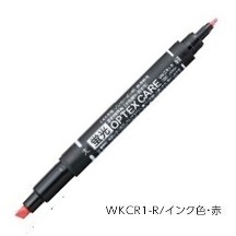 ゼブラ-蛍光ペン-蛍光オプテックス-ケア-WKCR1-R-赤 | 1 | ブング・ステーション