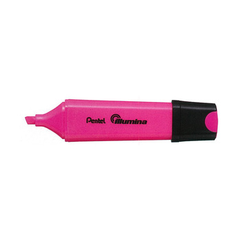 ぺんてる-蛍光ペン-イルミナ-illumina-highlighter-ピンク-SL60P-PNG | 1 | ブング・ステーション