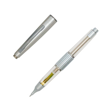ぺんてる-キャップ付きシャープペンシル-万年CIL-ケリー-0-5mm-限定カラー-シルバー／透明-P1035-ZNA | 2 | ブング・ステーション