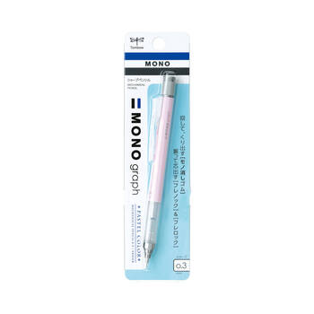 トンボ鉛筆-シャープペンシル-モノグラフ-パステルカラー-0-3mm-DPA-137E-サクラピンク | 1 | ブング・ステーション