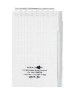 LIHITLAB--ツイストノート-with-ペン-方眼罫-メモサイズ-40枚-N-1662-1-乳白 | 1 | ブング・ステーション