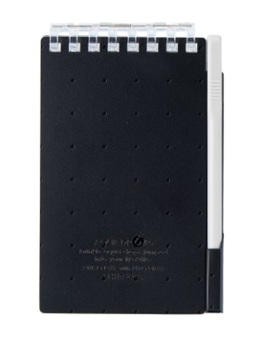 LIHITLAB--ツイストノート-with-ペン-方眼罫-メモサイズ-40枚-N-1662-24-黒 | 1 | ブング・ステーション