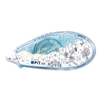 トンボ鉛筆-テープのり-ピットエアー＜PiT-AIR＞-お試し用5m-旅人柄-PN-MASM5G01 | 1 | ブング・ステーション