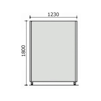 コクヨ-パネルスクリーン-PU-αシリーズ-全面クロス-1連-W1230H1800-HSNE1-ホワイトグレー-SN-PXP181SAWHSNE1 | 4 | ブング・ステーション