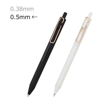 三菱鉛筆-ゲルインクボールペン-0-5mm-ユニボール-ワン-＜uni-ball-ONE＞-ローズゴールドクリップ-限定軸-黒軸-UMNS05BK-J24 | 2 | ブング・ステーション