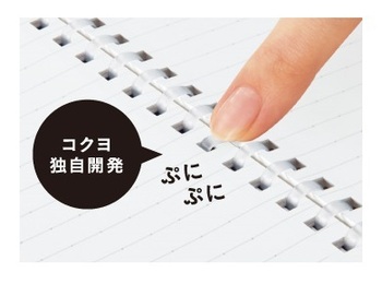 コクヨ-ソフトリングメモ-B罫（ドット入り罫線）-50枚-A7-カットオフ-ダークグレー-メ-SV371BT-DM | 3 | ブング・ステーション