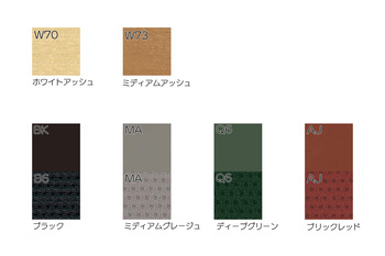 コクヨ-オフィスチェア-ingLIFE（イングライフ）背合板タイプ-4本脚タイプ-ブラック樹脂脚-肘なし-布張地-AJAJ-ブリックレッド-ミディアムアッシュ-C05-B10CGL--AJAJ731 | 6 | ブング・ステーション