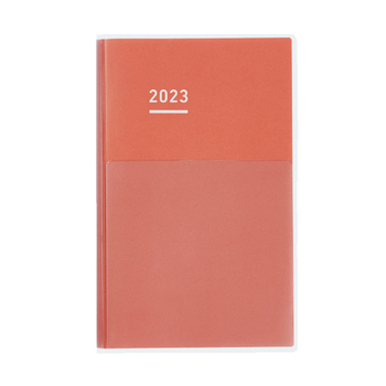 コクヨ-ジブン手帳DAYs-2023-A5スリム-レッド-ニ-JD1R-23 | 1 | ブング・ステーション