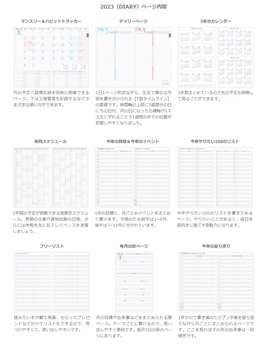 コクヨ-ジブン手帳DAYs-2023-A5スリム-レッド-ニ-JD1R-23 | 2 | ブング・ステーション