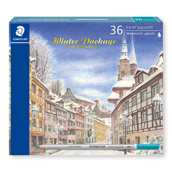 ステッドラー-カラト-アクェレル水彩色鉛筆＜ウインターパッケージ＞-36色セット--karat-aquarell--125M36W22 | 1 | ブング・ステーション