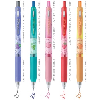ゼブラ-ジェルボールペン-サラサクリップ-0-5mm-香りつき-フルーツ-5色セット-限定-JJ29-KF-5C | 2 | ブング・ステーション