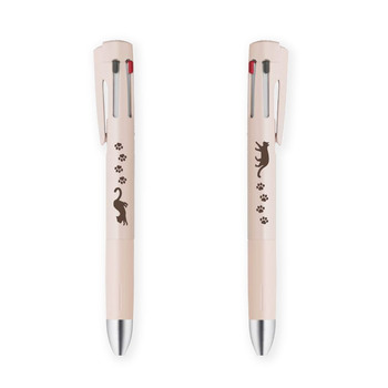 ゼブラ-4色ボールペン-シャープペン-多機能-0-5mm-0-5mm-ブレン-4-S＜BLEN-4-S＞-のんびり猫柄-限定-B4SAS88-GRE-N41--GRE／グレージュ | 1 | ブング・ステーション
