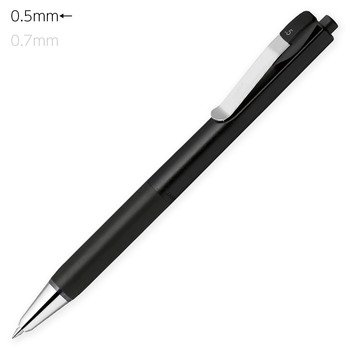 ゼブラ-油性ボールペン-0-5mm-ブレンユー＜BLEN-U＞-単色-BAS87-BK--BK／黒軸・黒インク | 1 | ブング・ステーション
