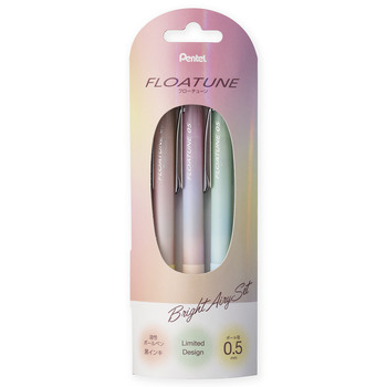 ぺんてる-ボールペン-フローチューン＜FLOATUNE＞-エアリーデザイン-0-5mm-黒インキ-3本セット-限定-BZN205AD2-3A-2-3A／ブライトエアリーセット | 1 | ブング・ステーション