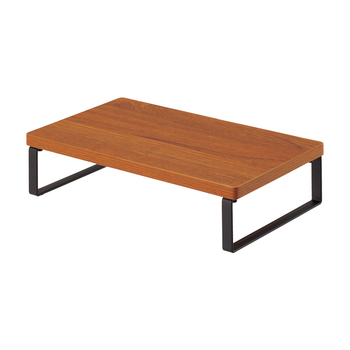 LIHITLAB--机上台-幅340mm-ロータイプ-MDF-スリム-A-8004-9--9／ブラウン | 1 | ブング・ステーション