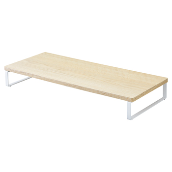 LIHITLAB--机上台-幅590mm-ロータイプ-MDF-スタンダード-A-8001-35--35／ナチュラル | 1 | ブング・ステーション