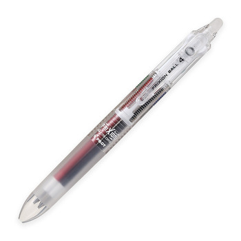 パイロット-こすると消えるボールペン-4色-フリクションボール4-038-0-38mm-LKFB-80UF-NC-ノンカラー | 1 | ブング・ステーション