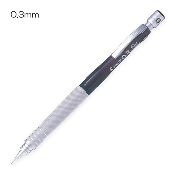 パイロット-シャープペンシル-エステン-透明ブラック-0-3mm-HPS-1SR-TB3 | 1 | ブング・ステーション