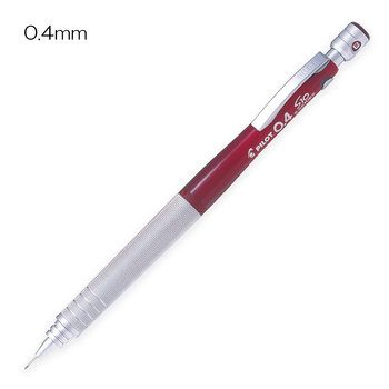 パイロット-シャープペンシル-エステン-透明レッド-0-4mm-HPS-1SR-TR4 | 1 | ブング・ステーション