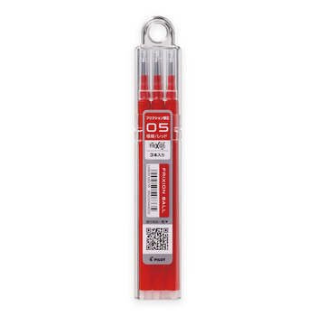 パイロット-ボールペン替芯-フリクション-0-5mm-3本パック-LFBKRF30EF3R-レッド | 1 | ブング・ステーション