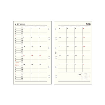 レイメイ藤井-システム手帳-キーワード-トレンド-2026年日付入-ポケットサイズ-リング15mm-限定-26WP88M-グリーン | 4 | ブング・ステーション